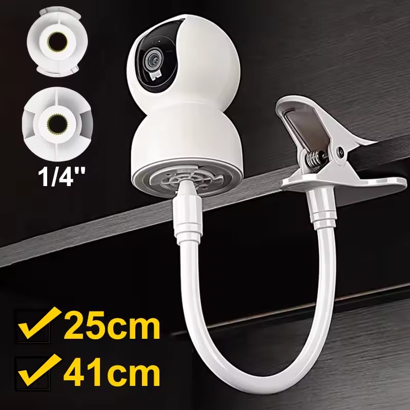 Webcam Stand Clip - Clipe flexível para monitor de bebê,