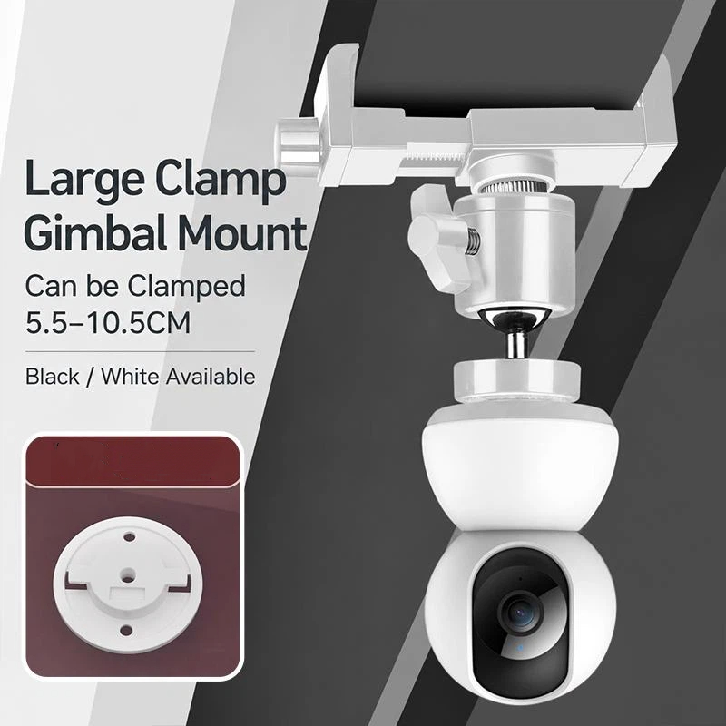 Webcam Stand Clip - 1 Conjunto 360 ° Suporte de