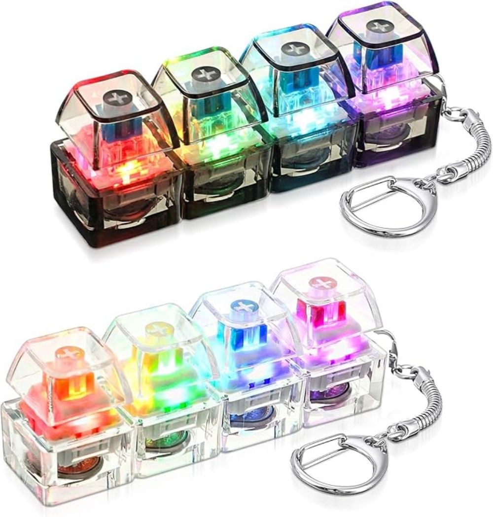 Office Tech Accessories - Brinquedo de Botão LED Clicável para