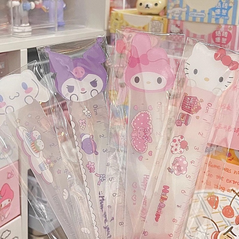 Régua Cinnamoroll Fofa Sanrio: - Office Tech Accessories avaliação e preço