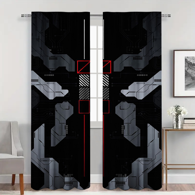 Cortinas Mecha Tech com bolso  - Tech Office Youtube avaliação e preço