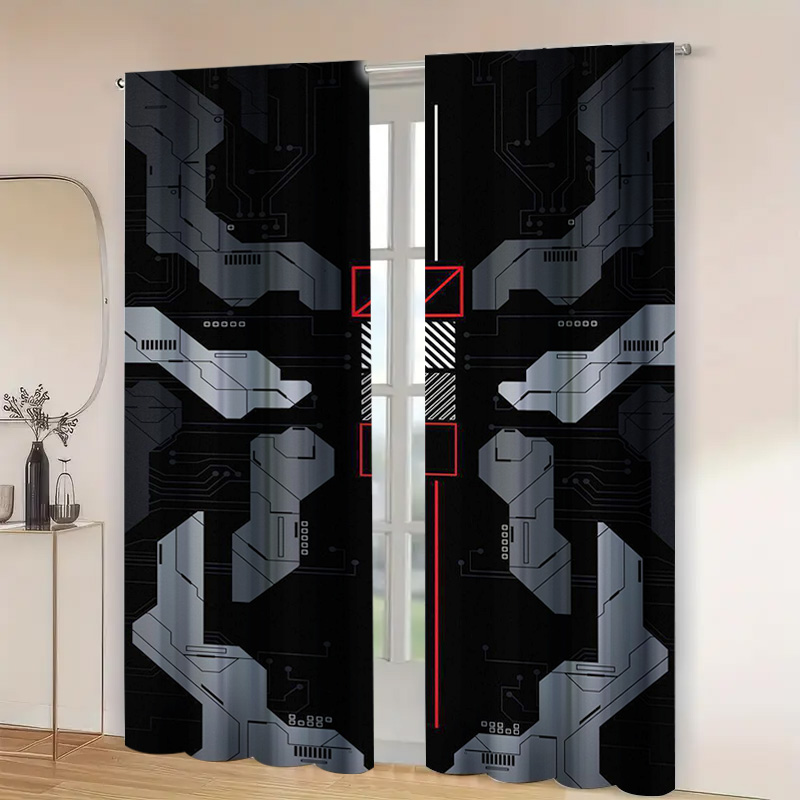 Cortinas Mecha Tech com bolso  - Tech Office Youtube avaliação e preço
