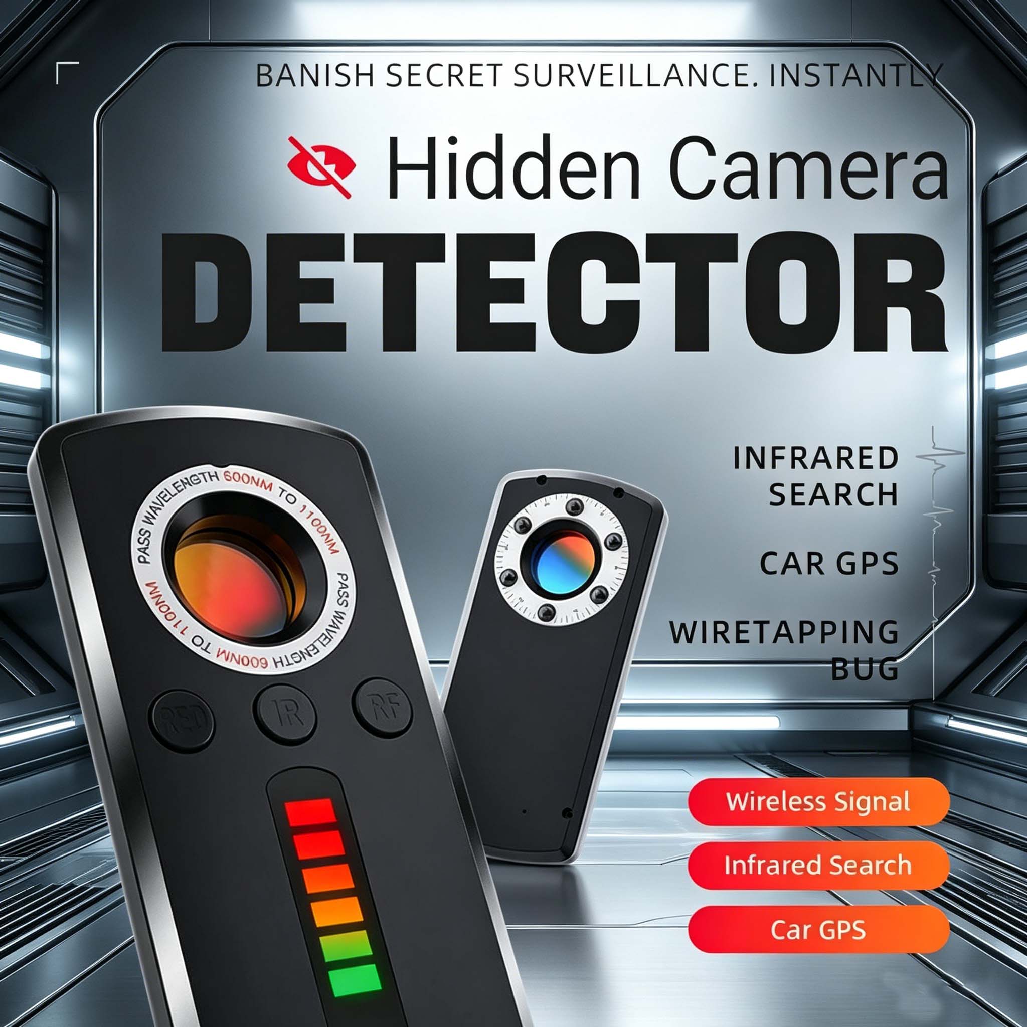 Detector de Câmeras Ocultas, D - Office Tech avaliação e preço