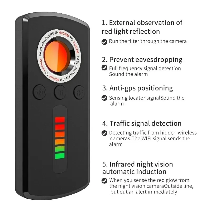 Detector de Câmeras Ocultas, D - Office Tech avaliação e preço
