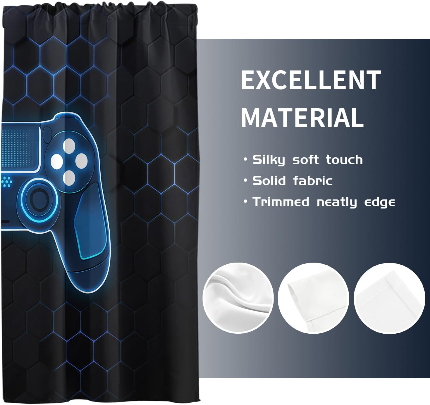 Cortinas de Luxo para Jogos co - Tech Office Youtube avaliação e preço