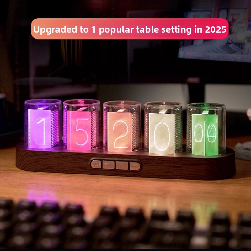 Relógio Digital RGB para Deskt - Tech Office Youtube avaliação e preço