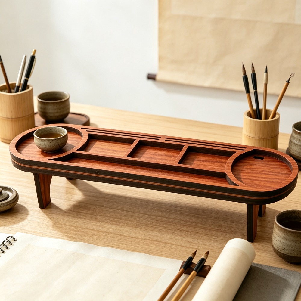 Organizador de Mesa de Madeira - Office Tech Accessories avaliação e preço