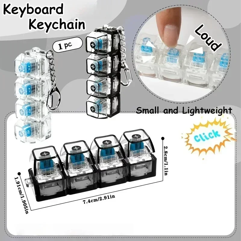1 unidade Chaveiro Fidget LED  - Office Tech avaliação e preço