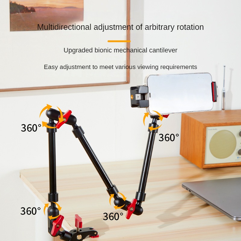 Nova câmera braço mágico com s - Webcam Stand Clip avaliação e preço